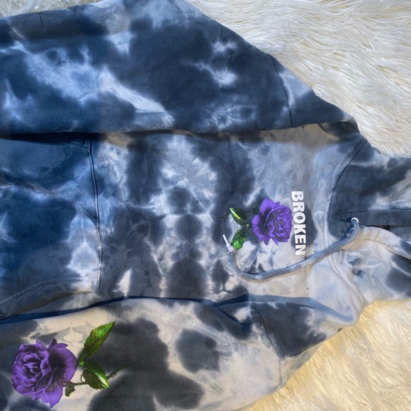 BROKEN PROMISES TIE DIE HOODIE FROM ZUMIEZ - Picture 2 of 7